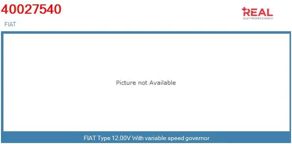 Series resistor, electric motor (radiator fan) (40027540OE)