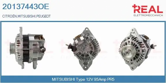 Alternator (20137443OE)