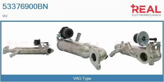 Cooler, exhaust gas recirculation (53376900BN)