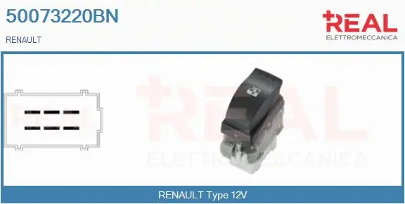 Switch, window regulator (50073220BN)