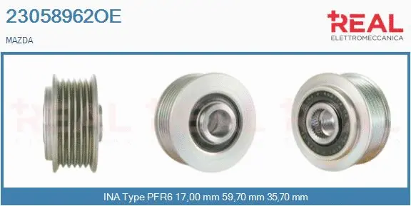 Belt Pulley, alternator (23058962OE)
