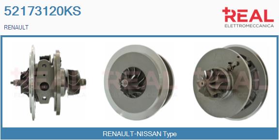 Core assembly, turbocharger (52173120KS)