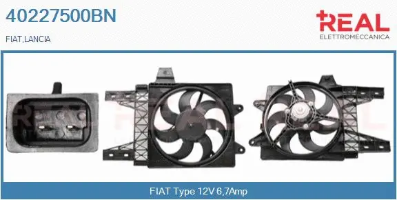 Electric Motor, radiator fan (40227500BN)