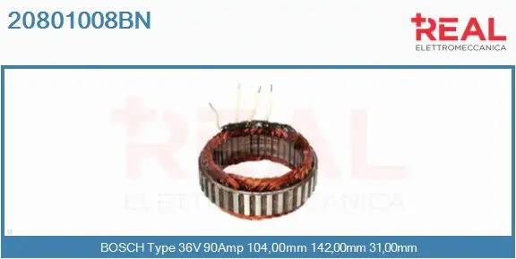 Stator, alternator (20801008BN)