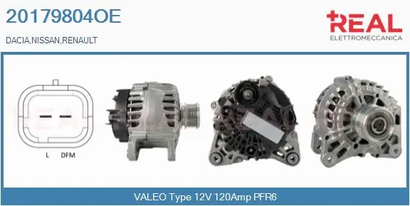 Alternator (20179804OE)