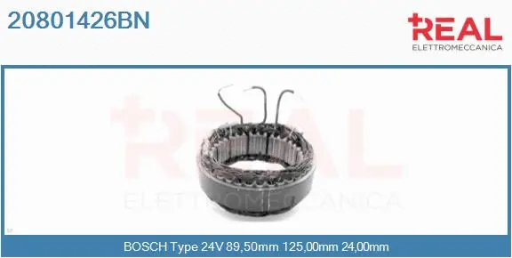 Stator, alternator (20801426BN)