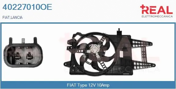 Electric Motor, radiator fan (40227010OE)