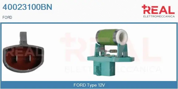Series resistor, electric motor (radiator fan) (40023100BN)
