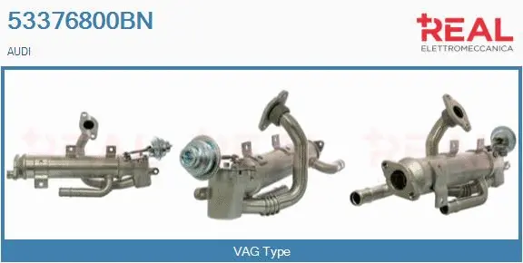 Cooler, exhaust gas recirculation (53376800BN)