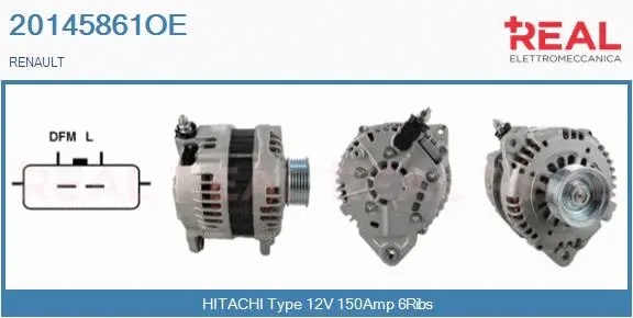 Alternator (20145861OE)