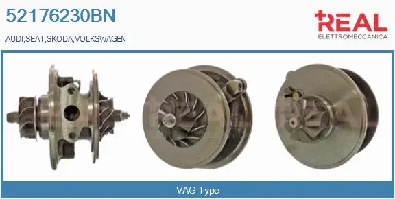 Core assembly, turbocharger (52176230BN)