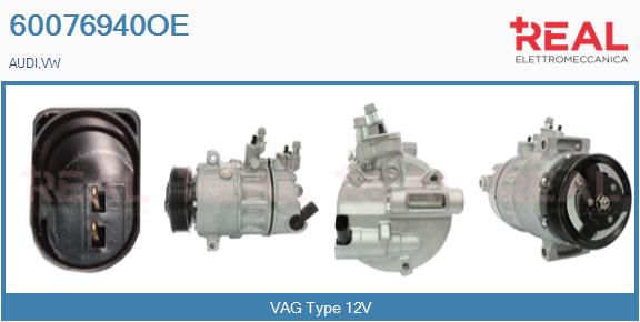 Compressor, air conditioning (60076940OE)