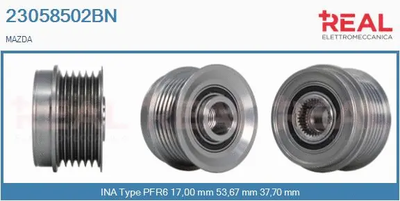 Belt Pulley, alternator (23058502BN)