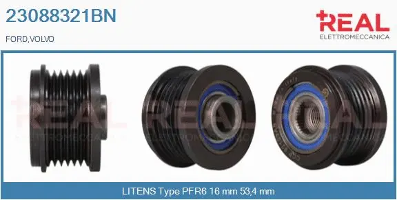 Belt Pulley, alternator (23088321BN)