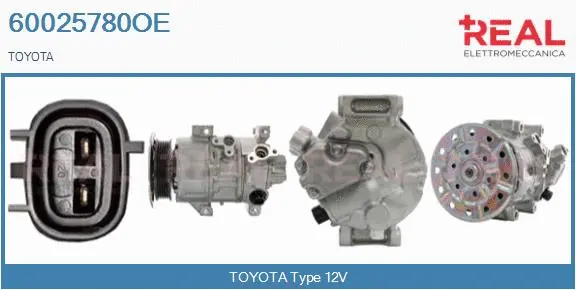 Compressor, air conditioning (60025780OE)