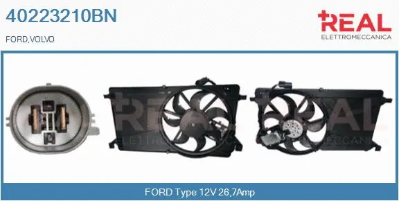 Electric Motor, radiator fan (40223210BN)