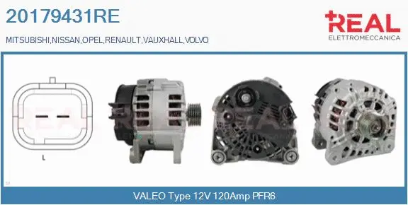 Alternator (20179431RE)