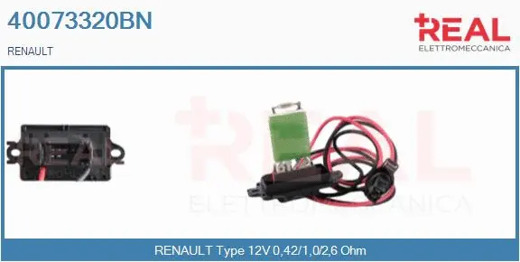 Resistor, interior blower (40073320BN)
