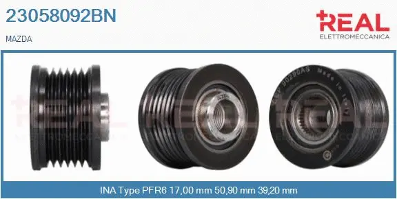 Belt Pulley, alternator (23058092BN)