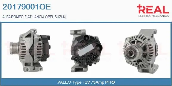 Alternator (20179001OE)