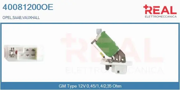 Resistor, interior blower (40081200OE)