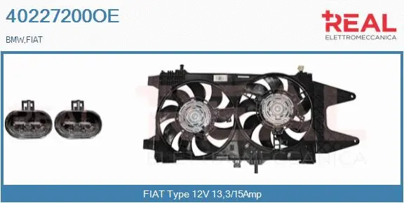 Electric Motor, radiator fan (40227200OE)