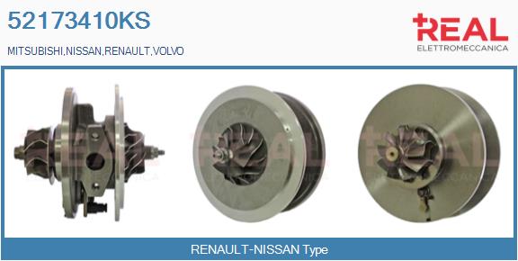 Core assembly, turbocharger (52173410KS)
