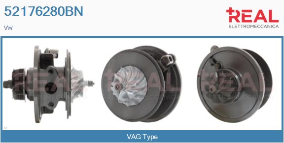 Core assembly, turbocharger (52176280BN)