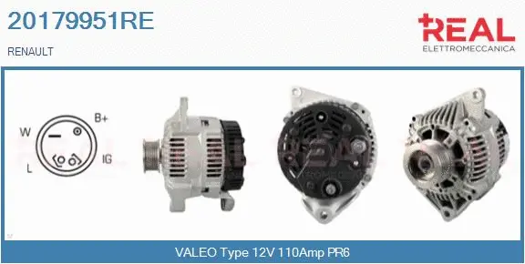 Alternator (20179951RE)