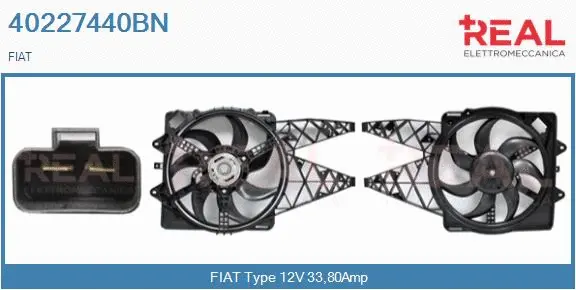 Electric Motor, radiator fan (40227440BN)
