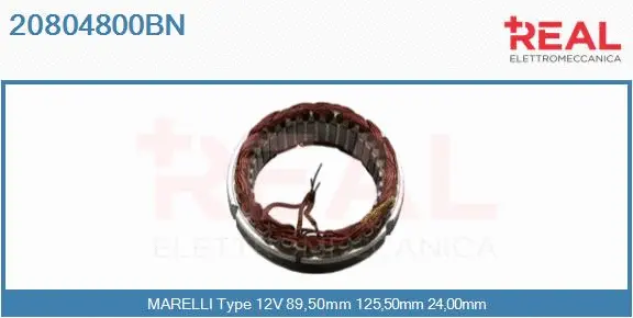Stator, alternator (20804800BN)