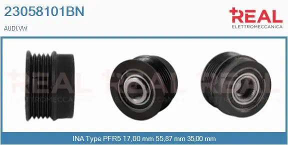 Belt Pulley, alternator (23058101BN)