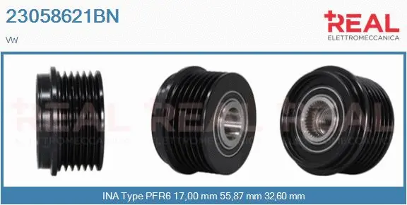 Belt Pulley, alternator (23058621BN)