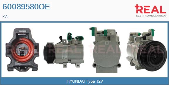 Compressor, air conditioning (60089580OE)