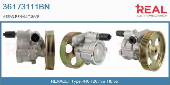 Hydraulic Pump, steering (36173111BN)
