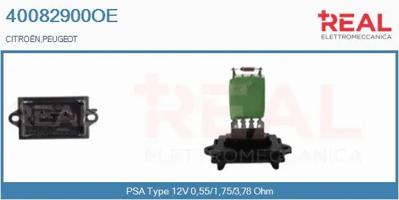 Resistor, interior blower (40082900OE)