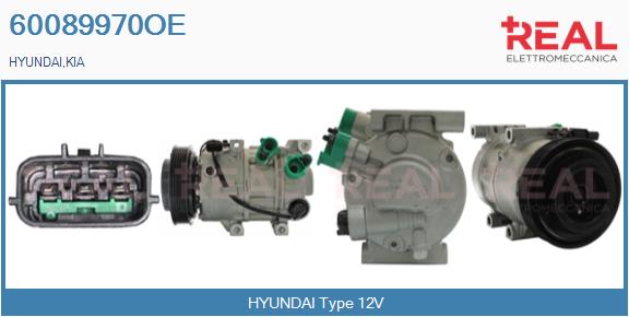 Compressor, air conditioning (60089970OE)