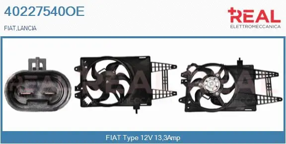 Electric Motor, radiator fan (40227540OE)