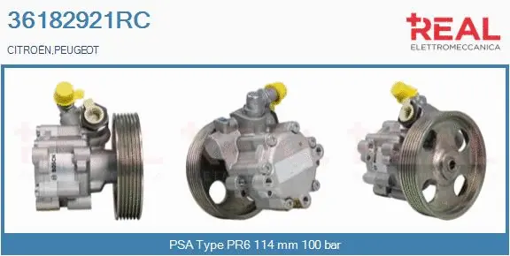 Hydraulic Pump, steering (36182921RC)