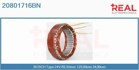 Stator, alternator (20801716BN)