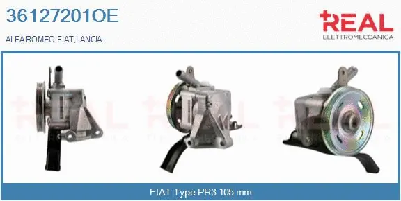 Hydraulic Pump, steering (36127201OE)