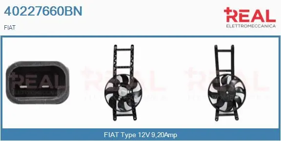 Electric Motor, radiator fan (40227660BN)