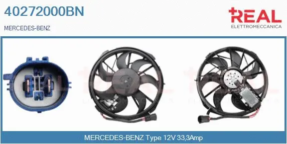 Electric Motor, radiator fan (40272000BN)