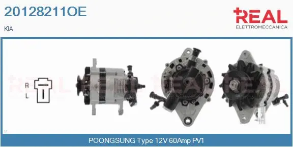 Alternator (20128211OE)