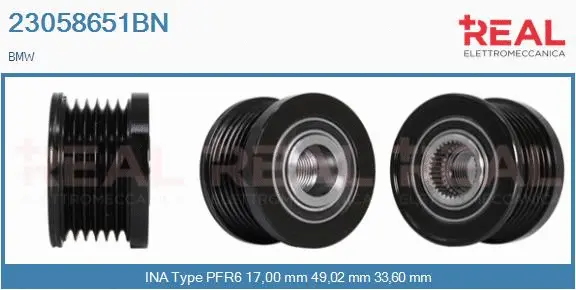 Belt Pulley, alternator (23058651BN)
