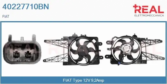 Electric Motor, radiator fan (40227710BN)