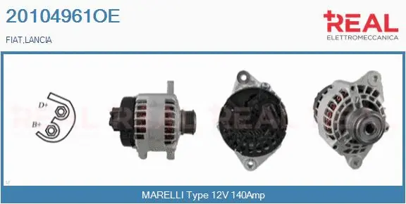 Alternator (20104961OE)