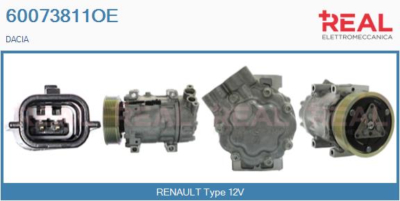 Compressor, air conditioning (60073811OE)