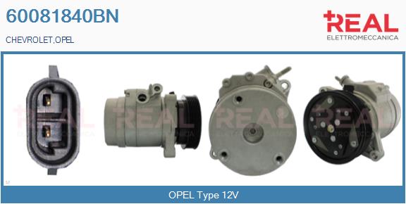 Compressor, air conditioning (60081840BN)