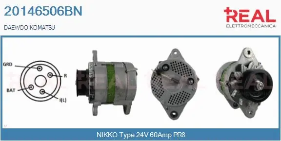 Alternator (20146506BN)